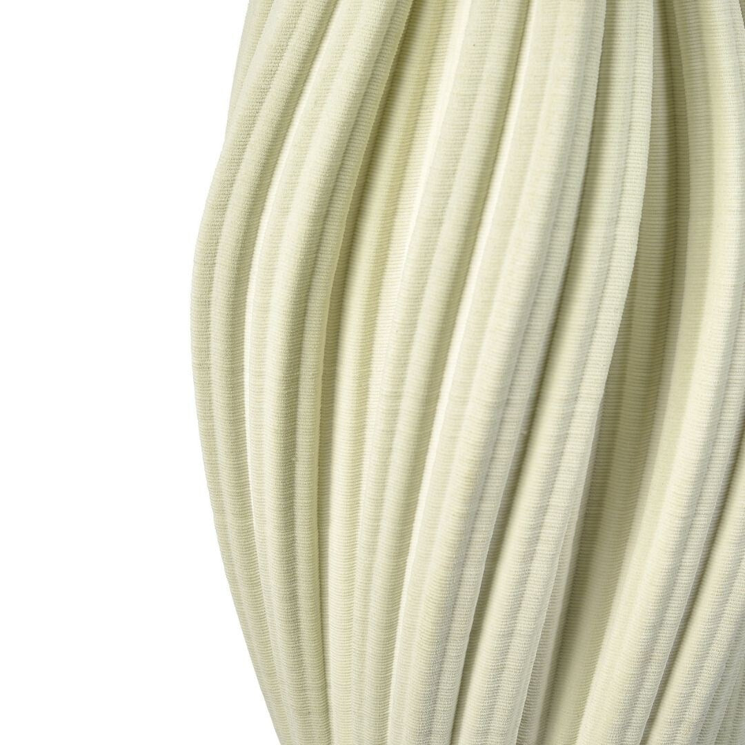 HomeRoots Set of Two 24" Mint Green Ceramic Bedside Table Lamps With White Empire Shade - 18.89