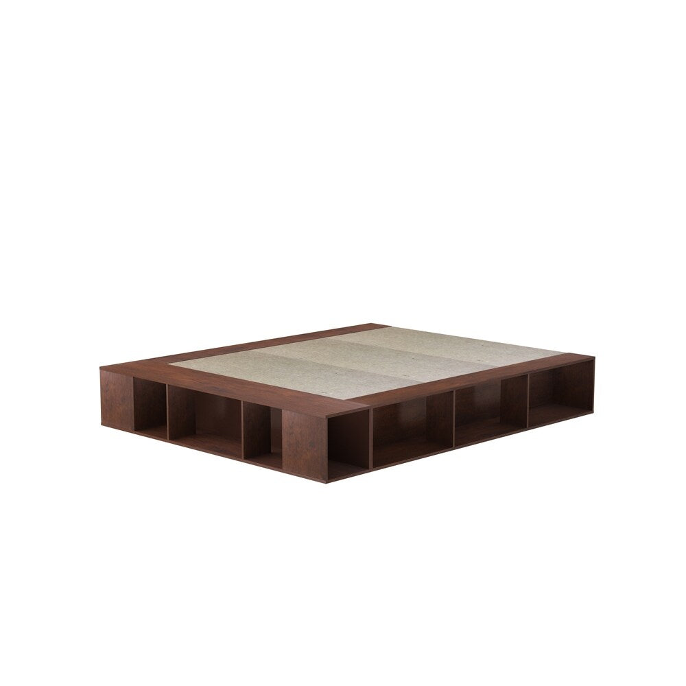 Homestar Jefferson Platform Bed in Reclaimed Cherry Finish