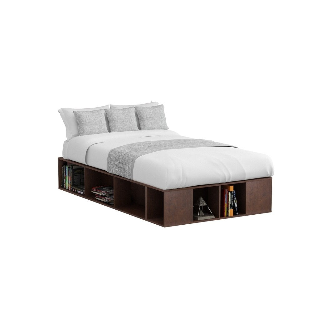 Homestar Jefferson Platform Bed in Reclaimed Cherry Finish