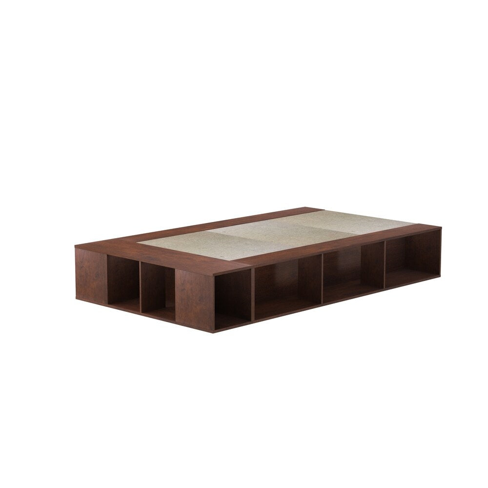 Homestar Jefferson Platform Bed in Reclaimed Cherry Finish