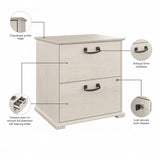 Homestead Farmhouse 2 Drawer Accent Cabinet by Bush Furniture