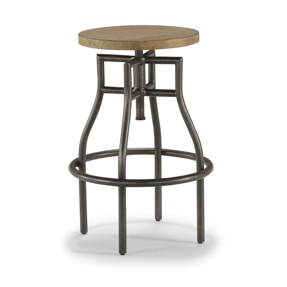 Carpenter Brown Metal Stool by Homestyles - 18" x 16" x 18"