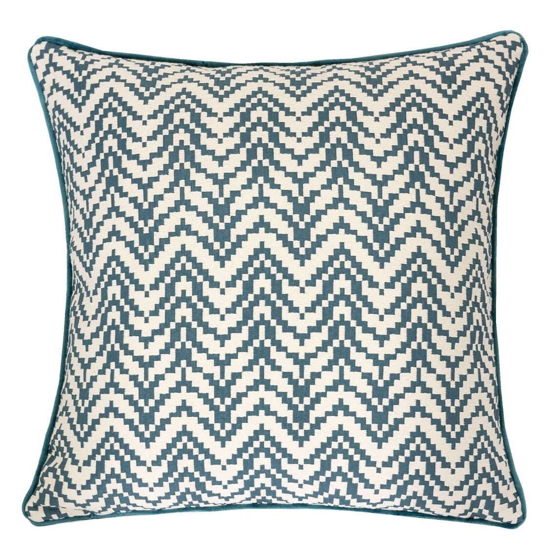 Homey Cozy Velvet Chevron Throw Pillow Cover & Insert - Set of 2