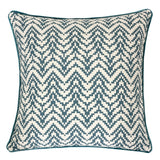 Homey Cozy Velvet Chevron Throw Pillow Cover & Insert - Set of 2