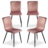 Homy Casa Upholstered Side Chair (Set of 4)