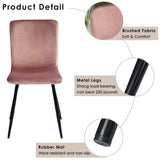 Homy Casa Upholstered Side Chair (Set of 4)