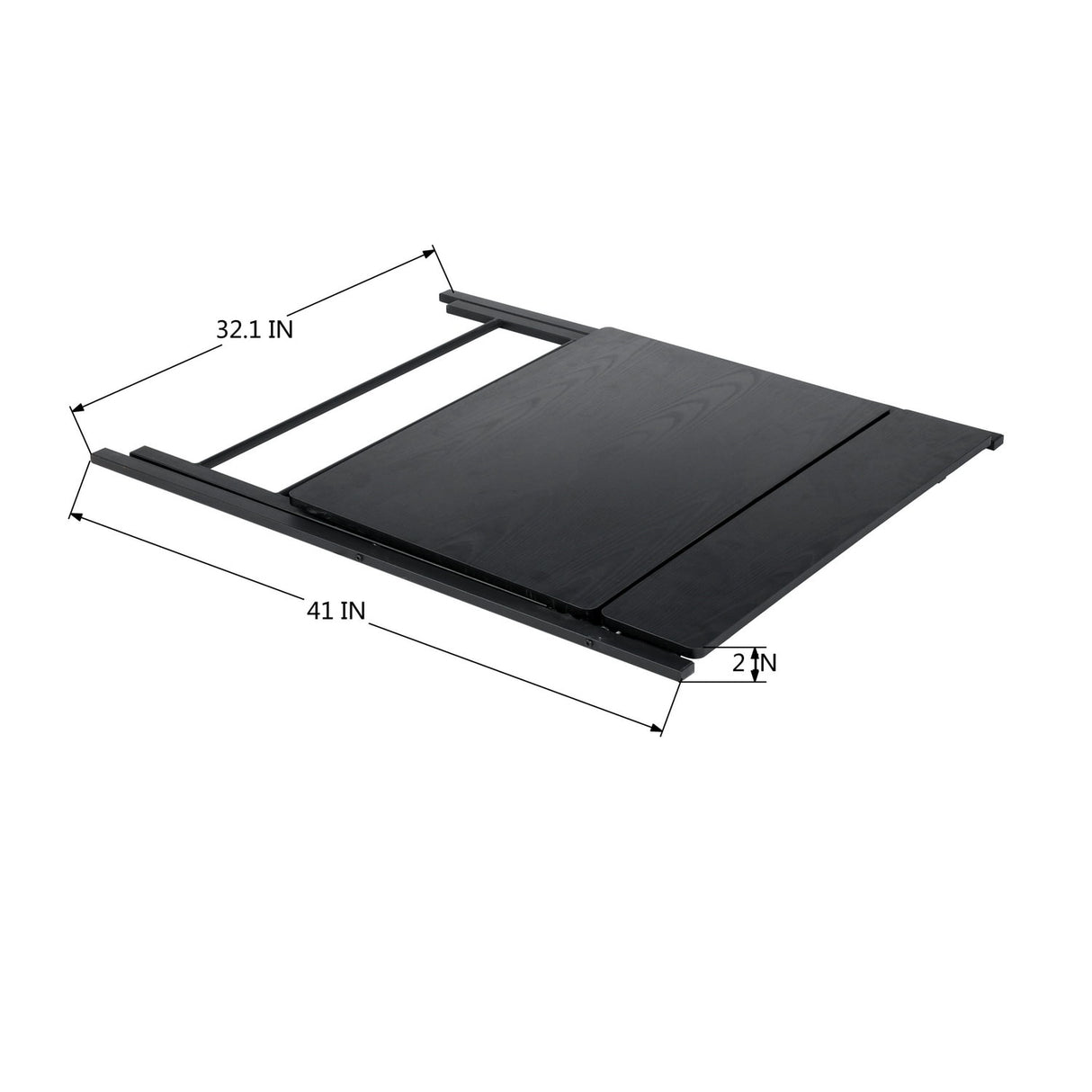 HomyLin 32" Folding Desk for Study Writing Office, No Assembly Needed