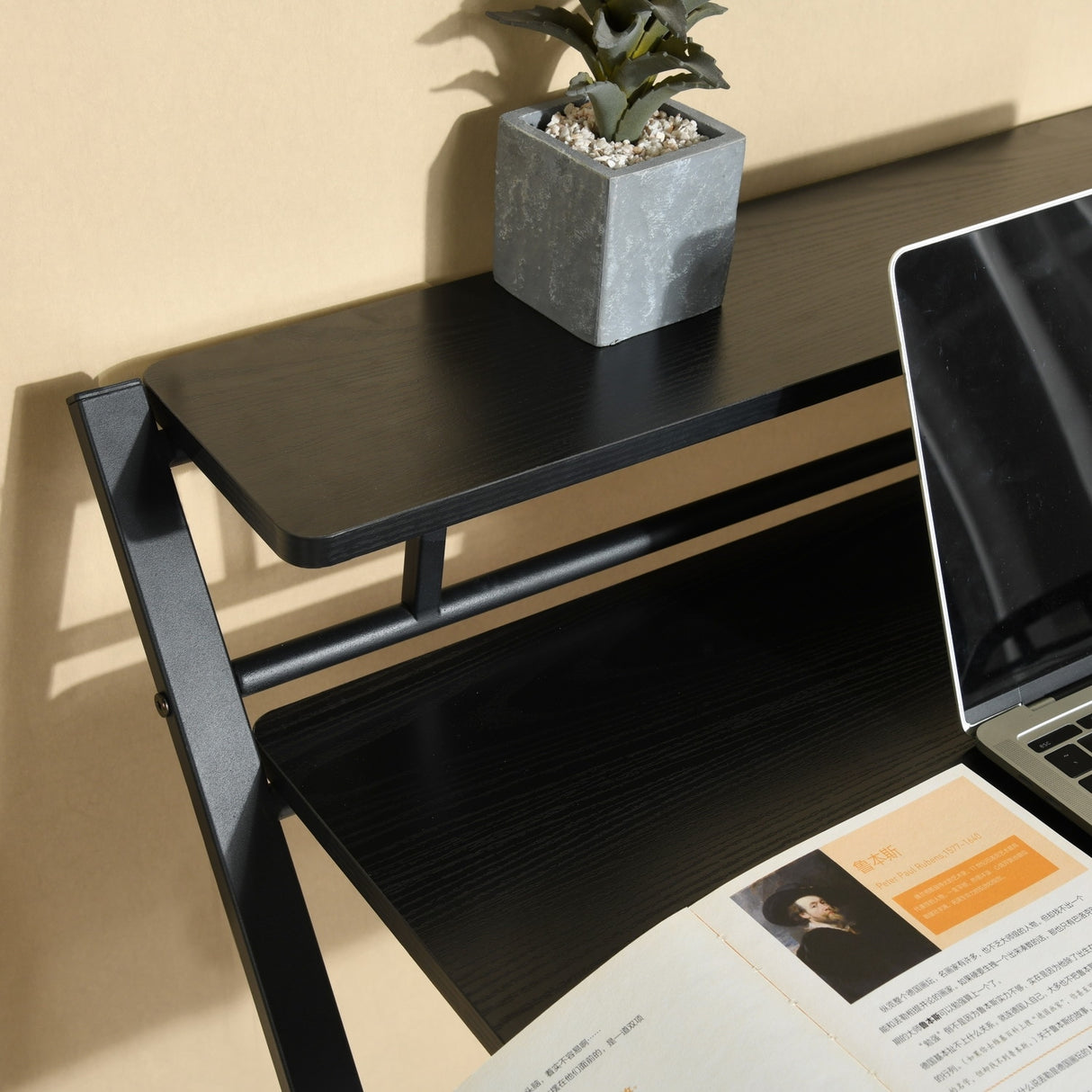 HomyLin 32" Folding Desk for Study Writing Office, No Assembly Needed