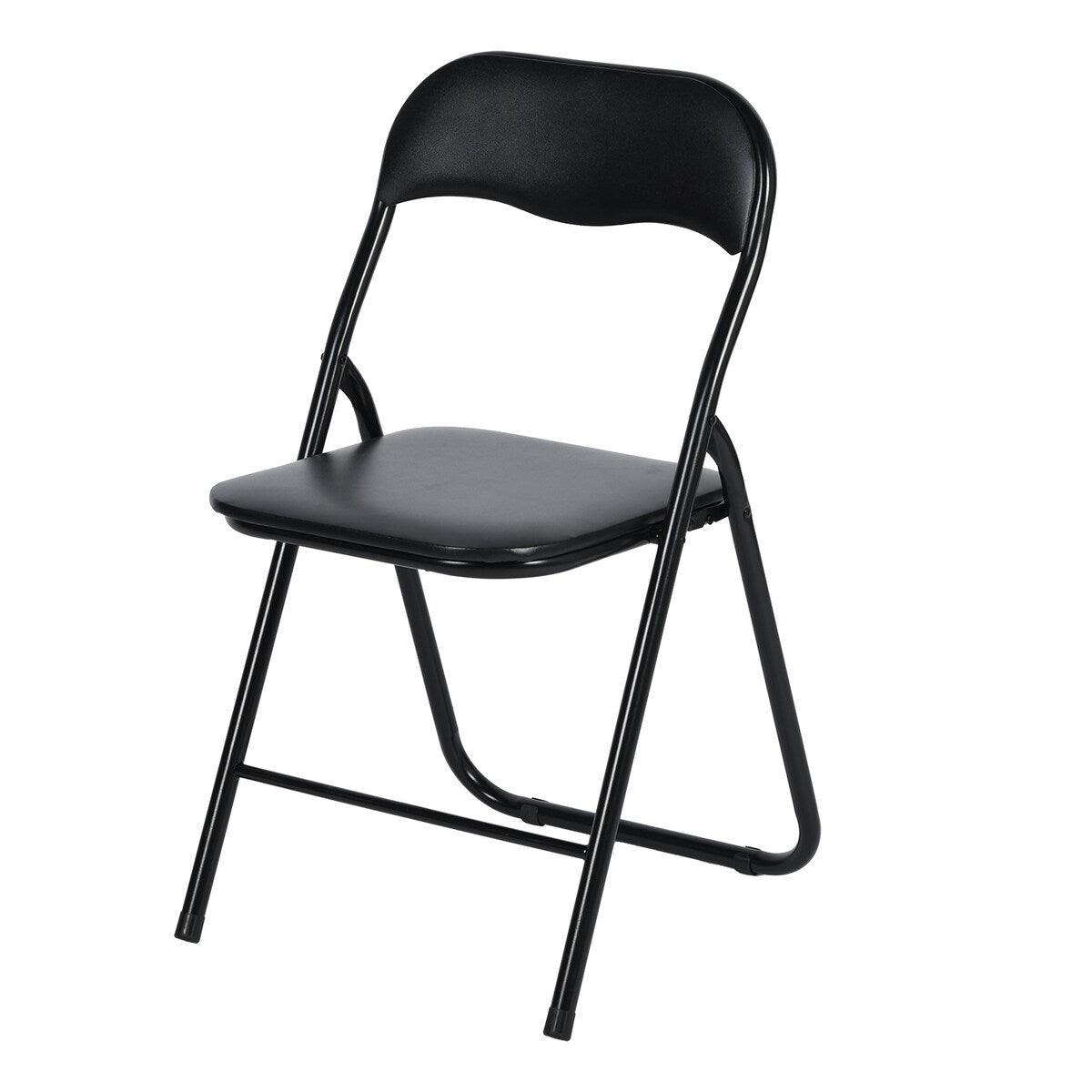 HomyLin Foling Chairs Padded Metal Foldable Conference Chairs Set