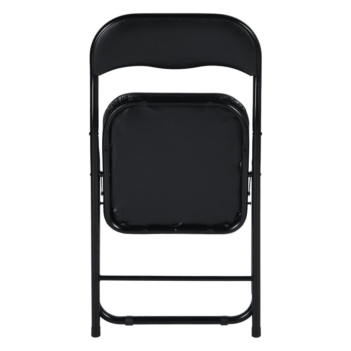 HomyLin Foling Chairs Padded Metal Foldable Conference Chairs Set