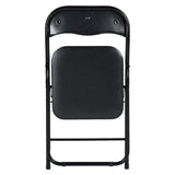 HomyLin Foling Chairs Padded Metal Foldable Conference Chairs Set