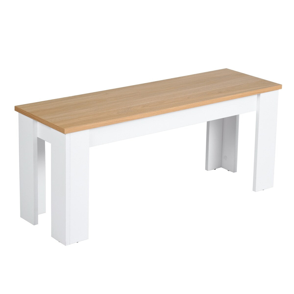 Homylin 3-Piece Dining Set 47.2'' Dining Table with 2 Benches