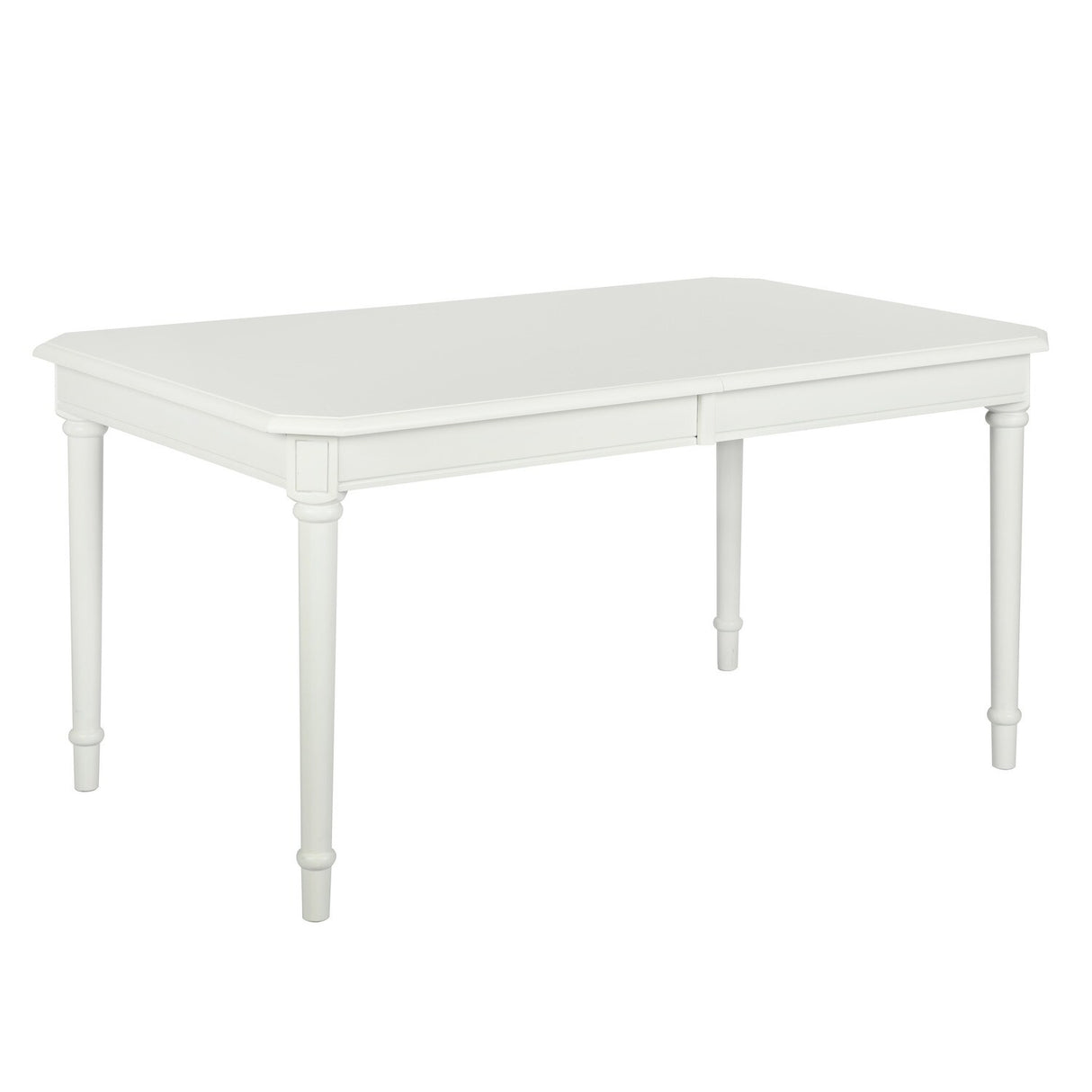 Homylin 60-78'' Extendable Dining Table Solid Wood Removable Leaf