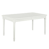 Homylin 60-78'' Extendable Dining Table Solid Wood Removable Leaf