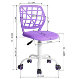 Homylin Colorful Breathable Mesh Task Chair Home Office Chair Work Desk Chair Comfort Ergonomic Swivel Chair