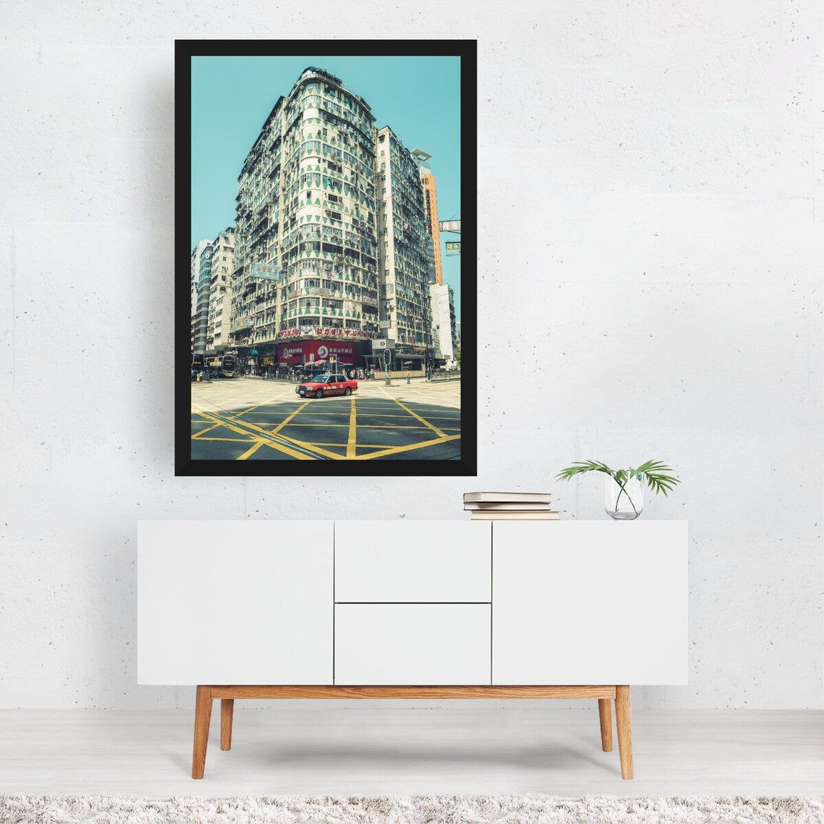 Hong Kong Kowloon Crossing Photography Cityscape Art Print/Poster