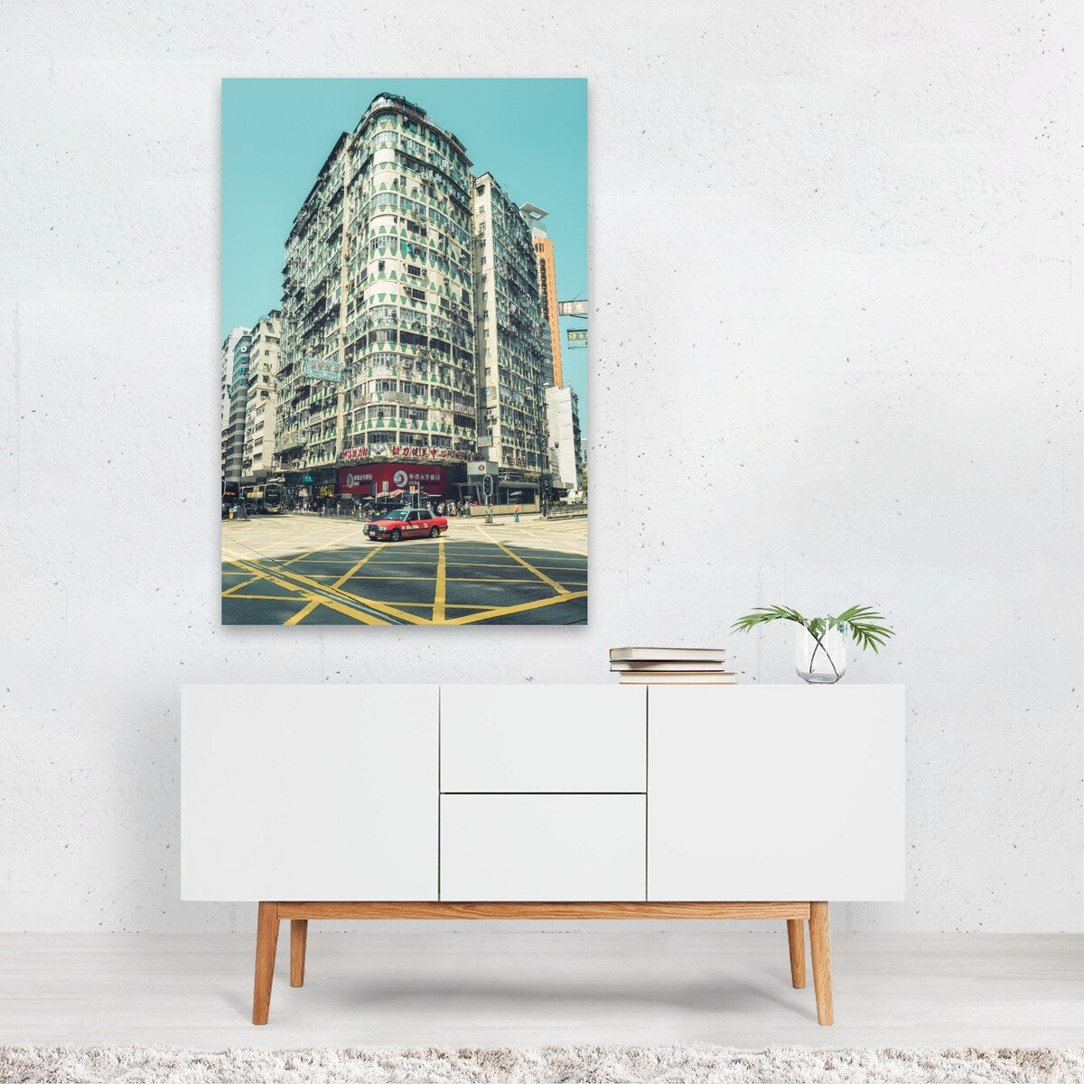 Hong Kong Kowloon Crossing Photography Cityscape Art Print/Poster