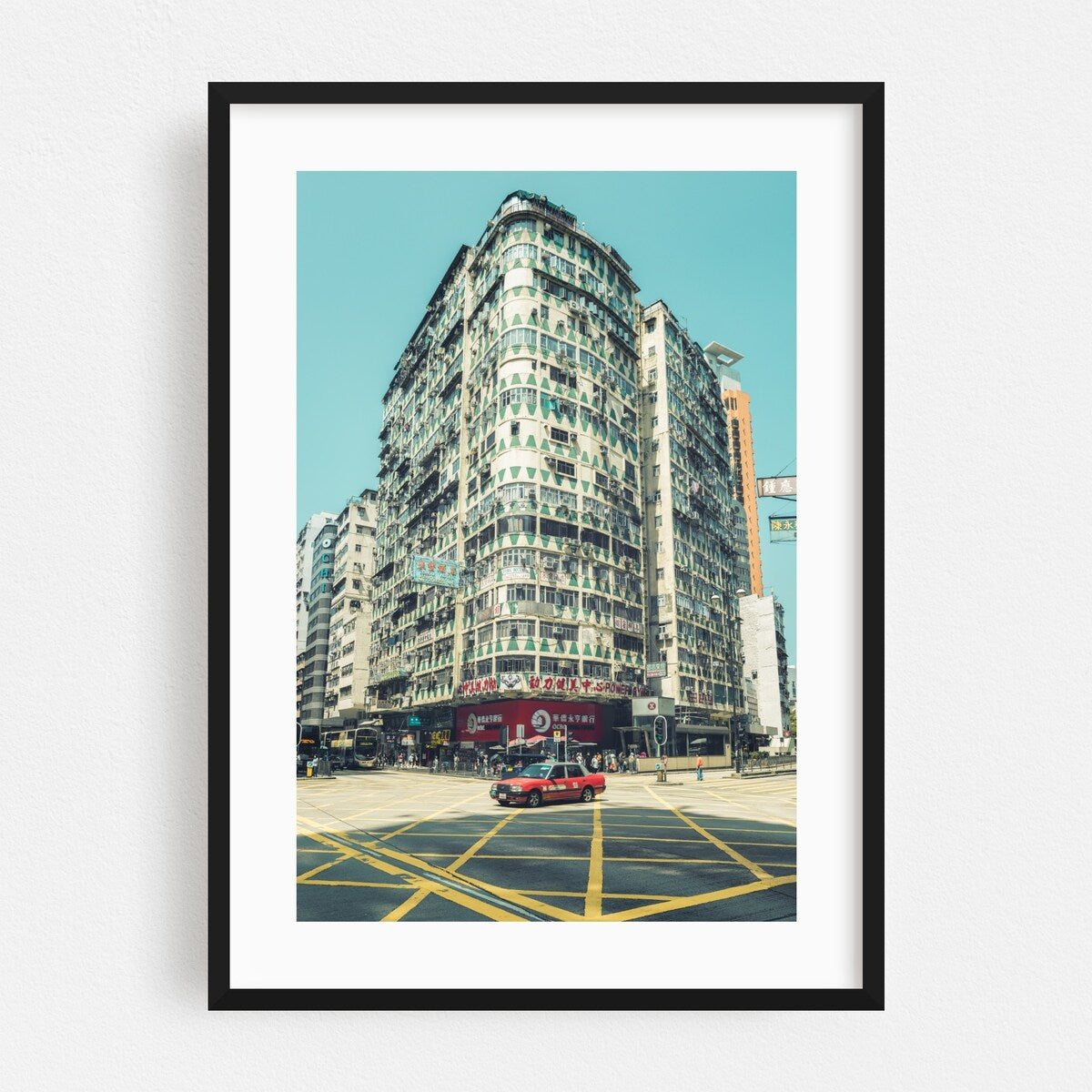 Hong Kong Kowloon Crossing Photography Cityscape Art Print/Poster