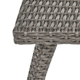 Honolulu Outdoor 5-piece Wicker Chat Set with Cushions by Christopher Knight Home