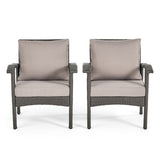 Honolulu Outdoor 5-piece Wicker Chat Set with Cushions by Christopher Knight Home