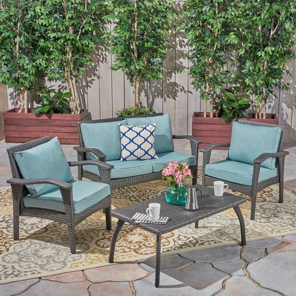 Honolulu Outdoor Weather-Resistant Cushions for Loveseat and Club Chairs