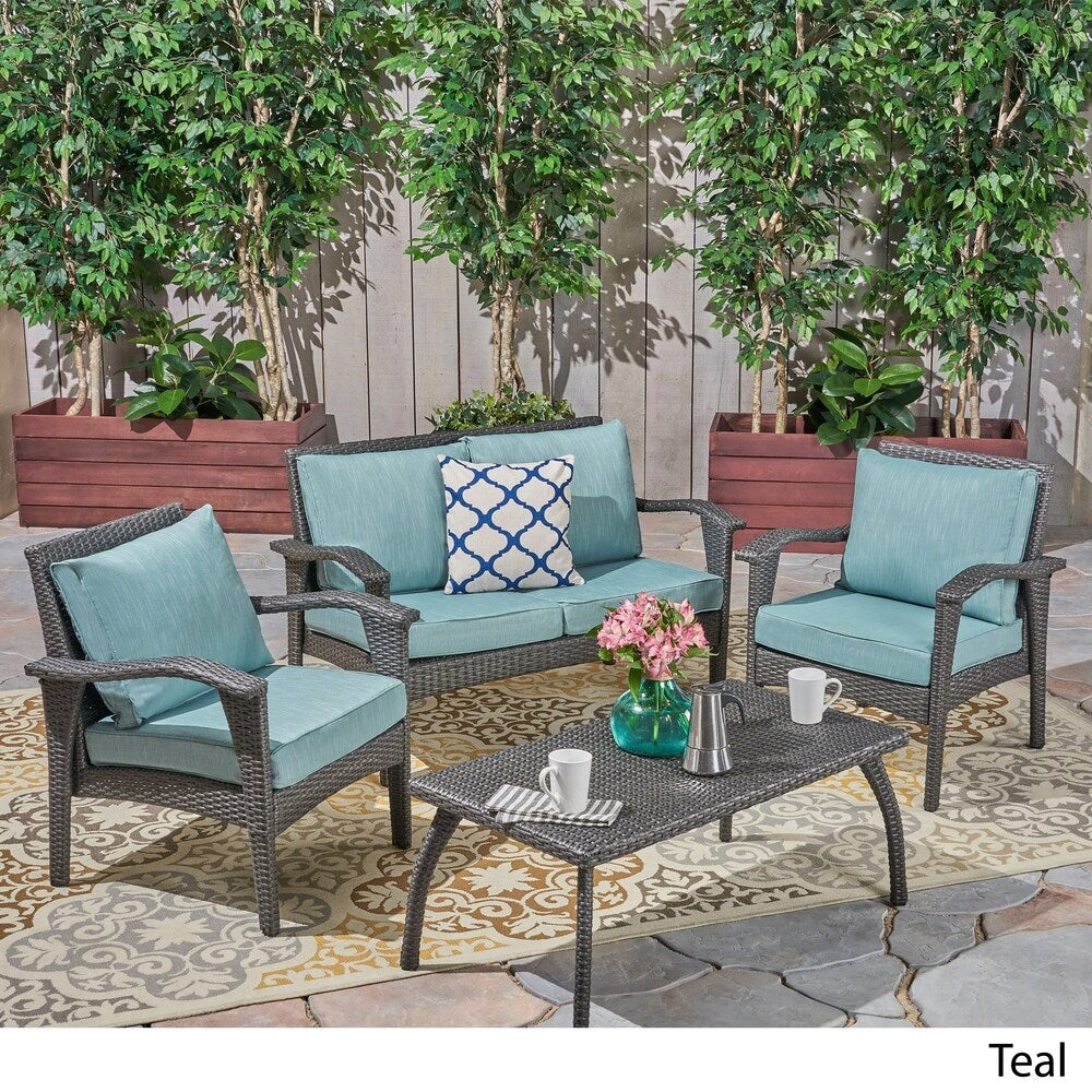 Honolulu Outdoor Weather-Resistant Cushions for Loveseat and Club Chairs