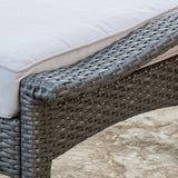 Honolulu Outdoor Wicker Club Chair with Cushion (Set of 2) by Christopher Knight Home