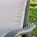 Honolulu Outdoor Wicker Club Chair with Cushion (Set of 2) by Christopher Knight Home