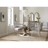 Hooker Furniture Ascension 60" Round Silver Top European Farmhouse