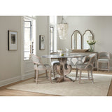 Hooker Furniture Ascension 60" Round Silver Top European Farmhouse