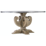 Hooker Furniture Ascension 60" Round Silver Top European Farmhouse