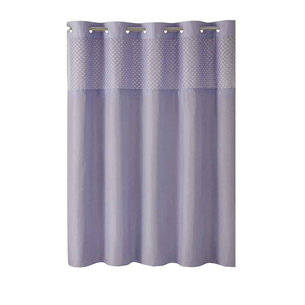 Hookless® Shower Curtain Bahama Eyelet Lilac
