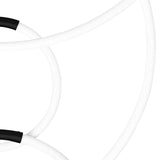 Hoops 6 Light LED Chandelier With Black Finish