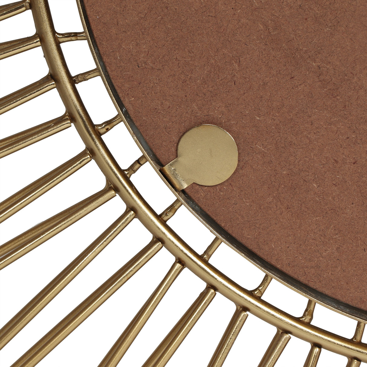 Hopedale Modern Glam Handcrafted Round Sun Wall Mirror by Christopher Knight Home - 30.00" L x 1.00" W x 30.00" H