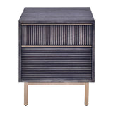 Hopper Studio Avant 2 Drawer Nightstand - Antique Black