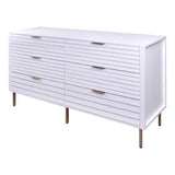 Hopper Studio Portland 6 Drawer Dresser - Cloud White
