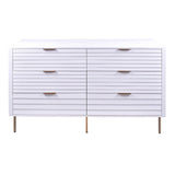 Hopper Studio Portland 6 Drawer Dresser - Cloud White