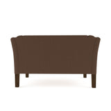 Horace Chocolate Linen Sofa - Custom Made to Order TAG by Tandem Arbor