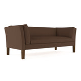 Horace Chocolate Linen Sofa - Custom Made to Order TAG by Tandem Arbor