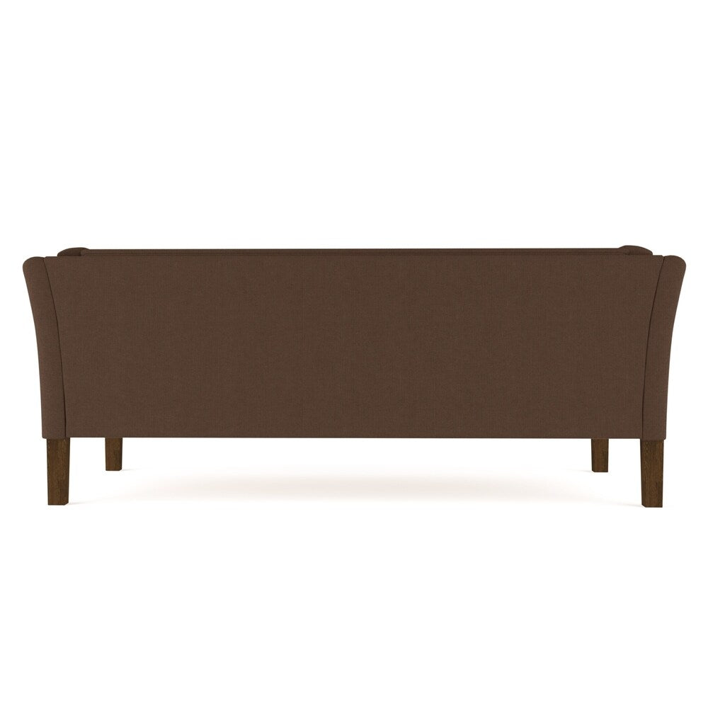 Horace Chocolate Linen Sofa - Custom Made to Order TAG by Tandem Arbor