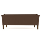 Horace Chocolate Linen Sofa - Custom Made to Order TAG by Tandem Arbor