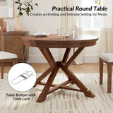 Horacio Traditional Extendable Dining Table with Solid Wood Legs by HULALA HOME