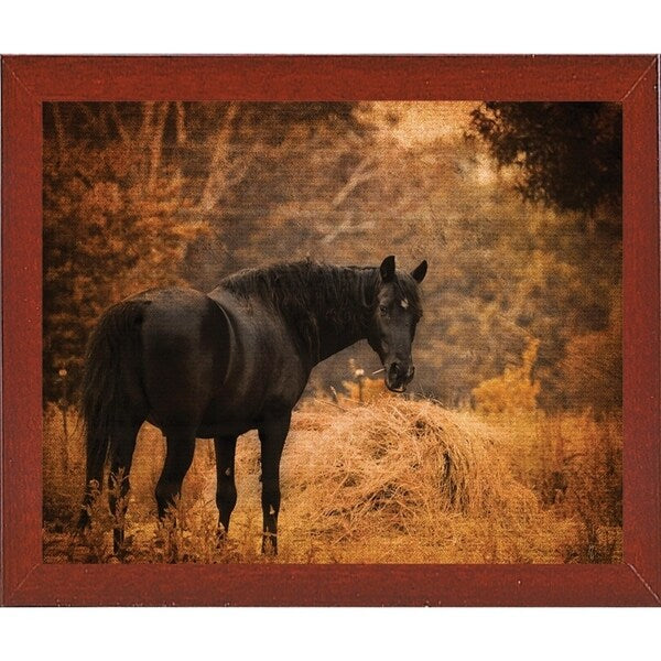 Horse And The Haystack-JAIJOH139781 Print 10.75"x13.25" by Jai Johnson