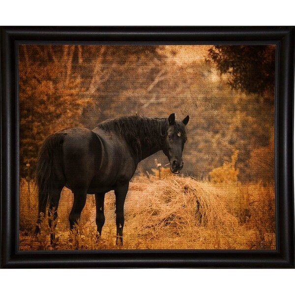 Horse And The Haystack-JAIJOH139781 Print 10.75"x13.25" by Jai Johnson