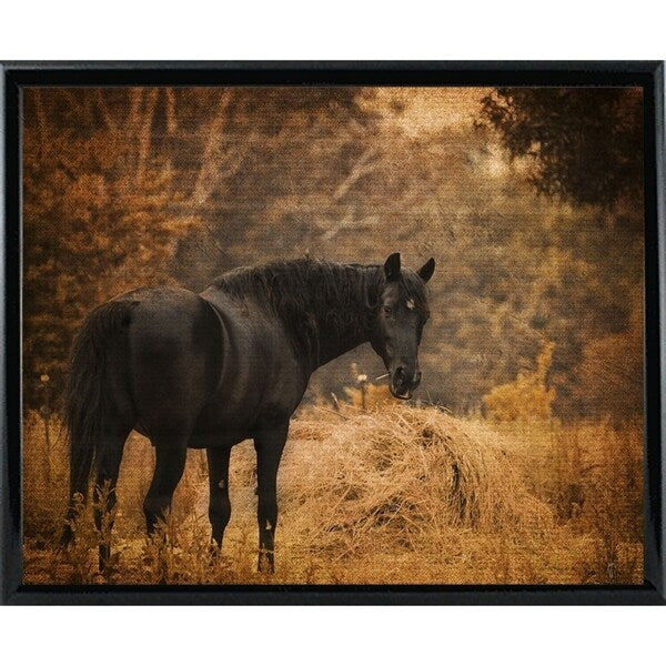 Horse And The Haystack-JAIJOH139781 Print 10.75"x13.25" by Jai Johnson