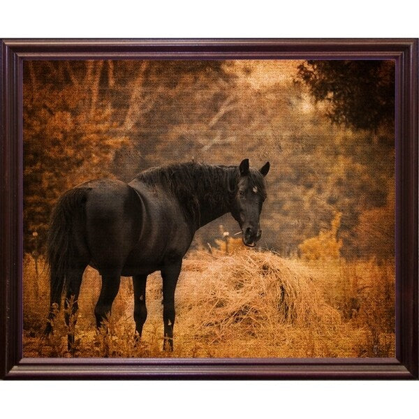 Horse And The Haystack-JAIJOH139781 Print 10.75"x13.25" by Jai Johnson