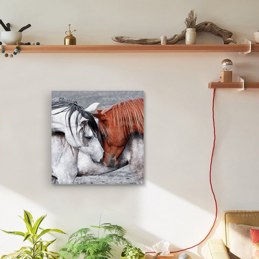 Masterpiece Art Gallery Horse Of A Different Color By Belle Maison Canvas Art Print