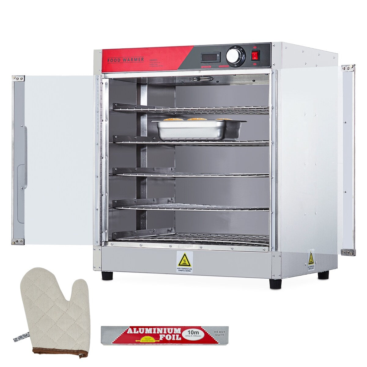 Hot Box Food Warmer Cabinet with Water Tray