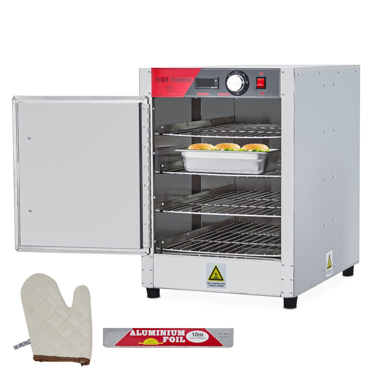 Hot Box Food Warmer Cabinet with Water Tray