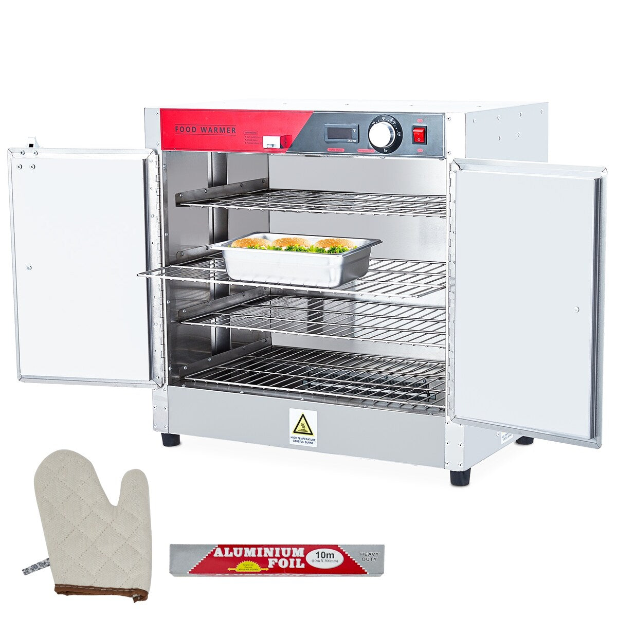 Hot Box Food Warmer Cabinet with Water Tray